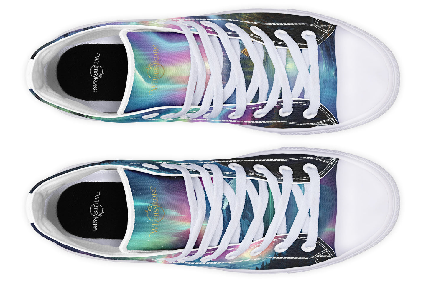 Aurora Borealis High Tops