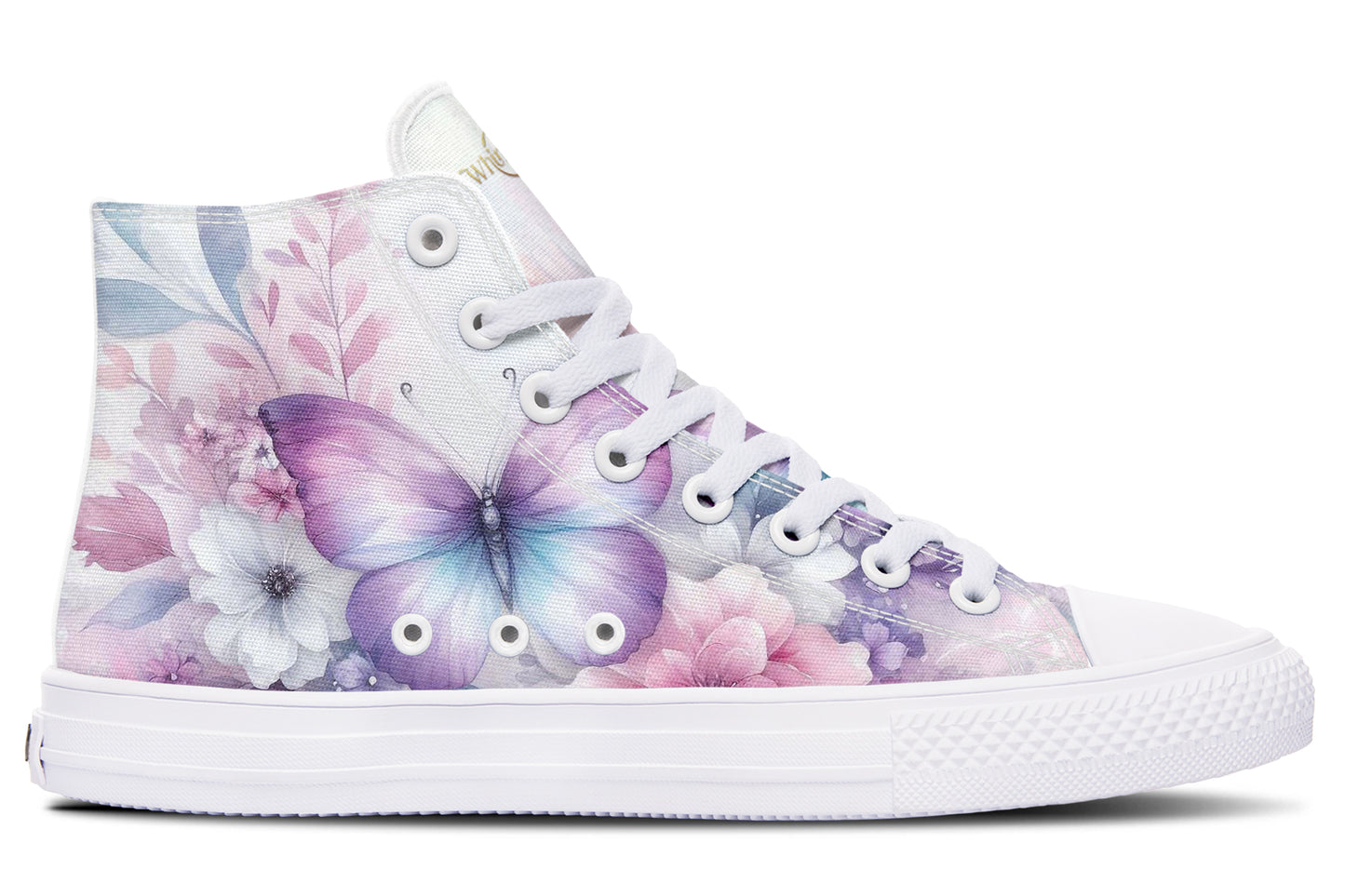 Beautiful Butterfly High Tops