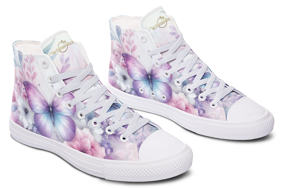 Beautiful Butterfly High Tops