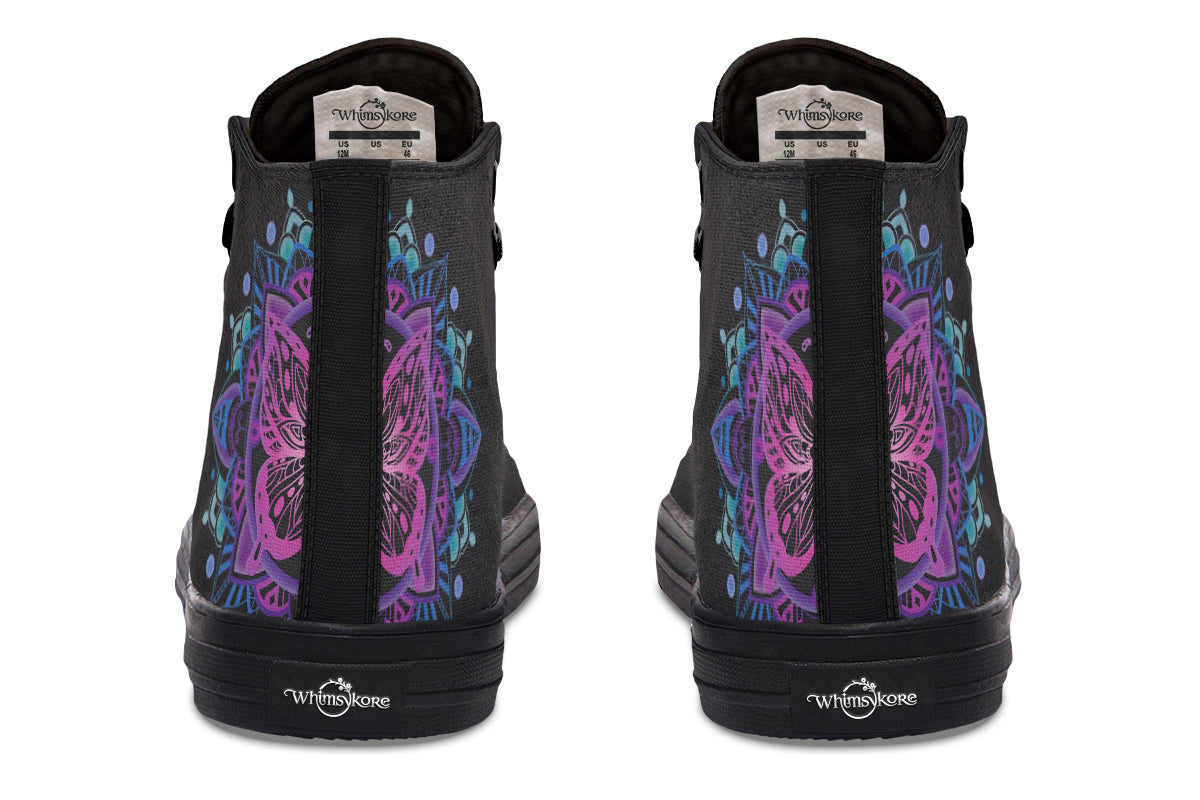 Butterfly Mandala High Tops