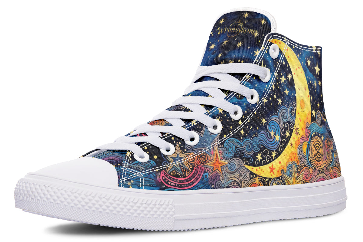 Celestial Moon High Tops