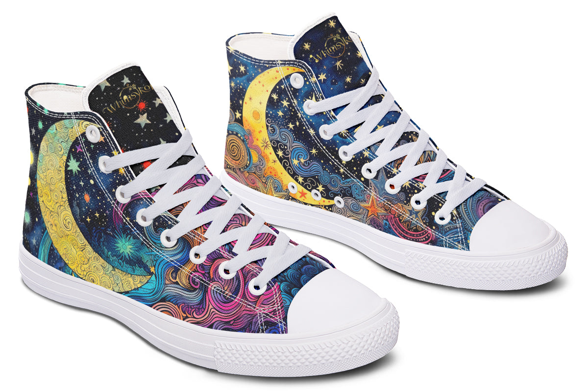 Celestial Moon High Tops