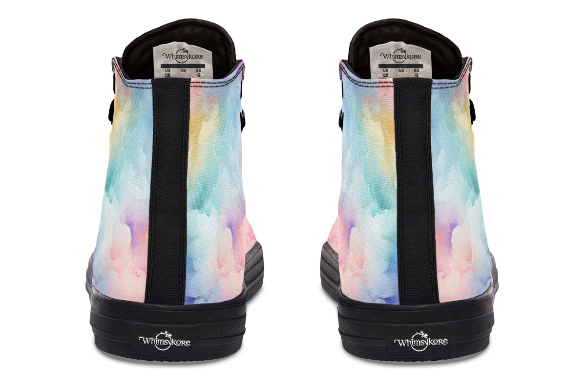 Rainbow Clouds High Tops