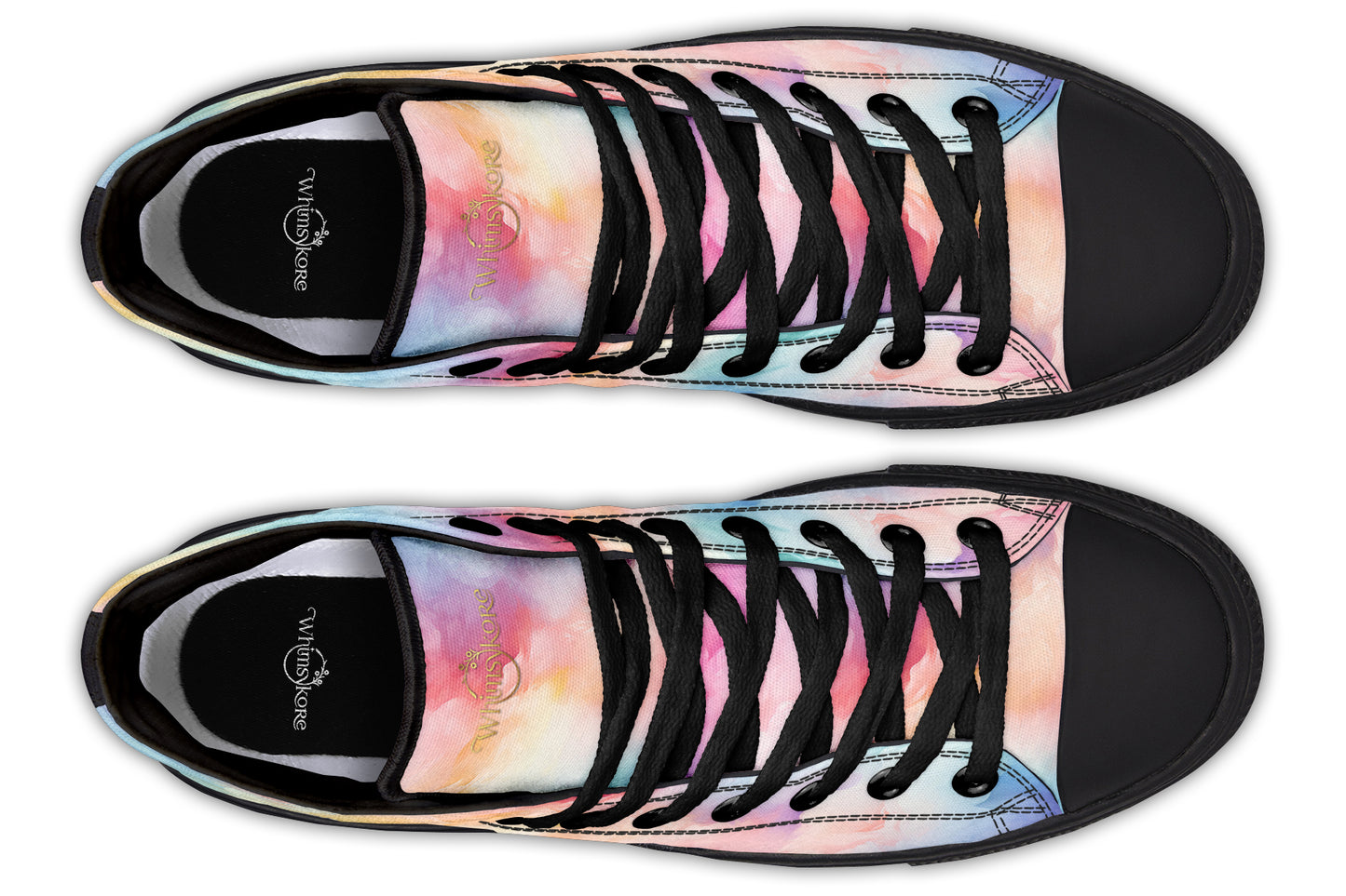 Rainbow Clouds High Tops