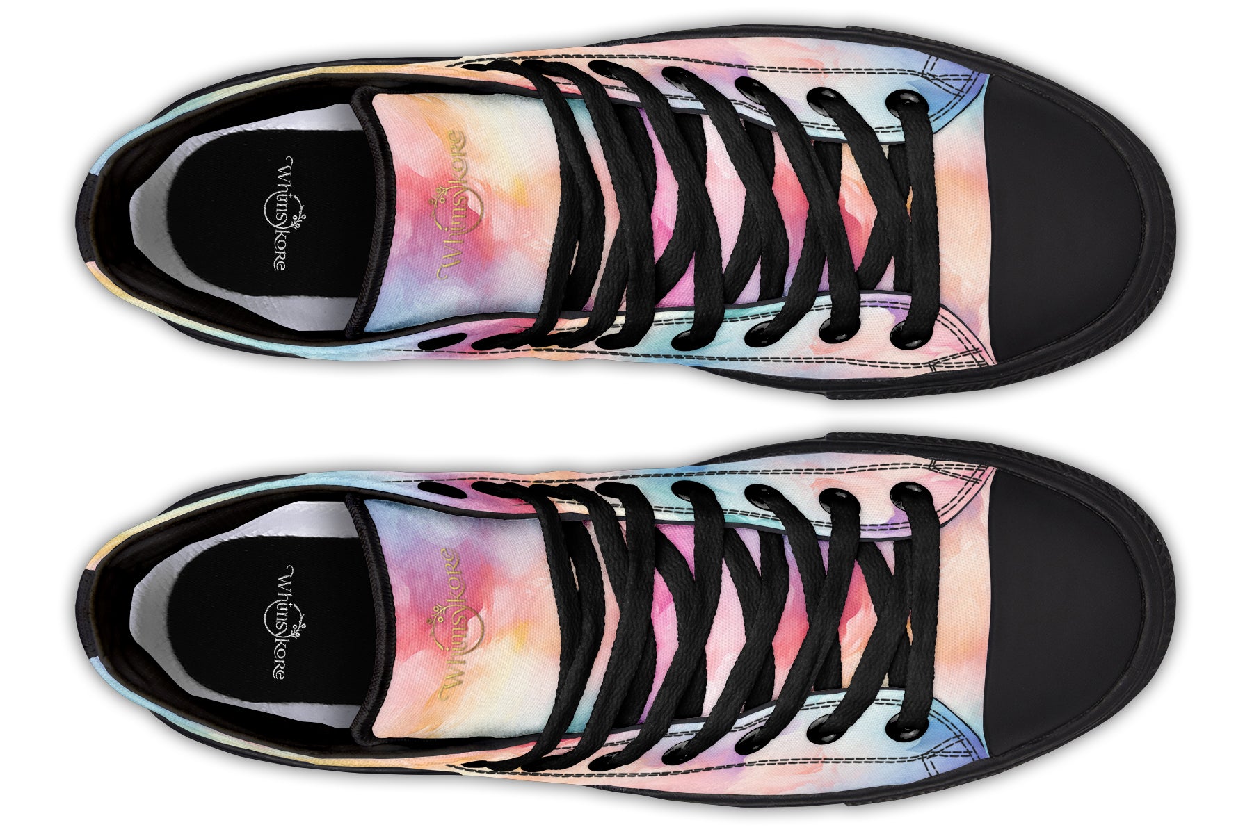 Rainbow Clouds High Tops
