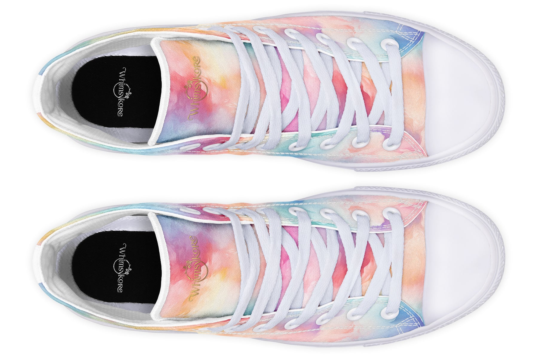 Rainbow Clouds High Tops