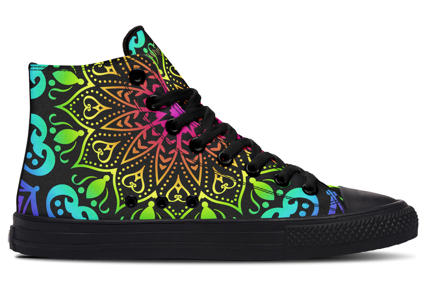 Rainbow Mandala High Tops