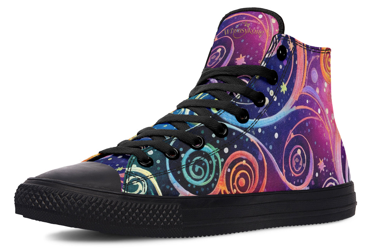 Rainbow Night High Tops