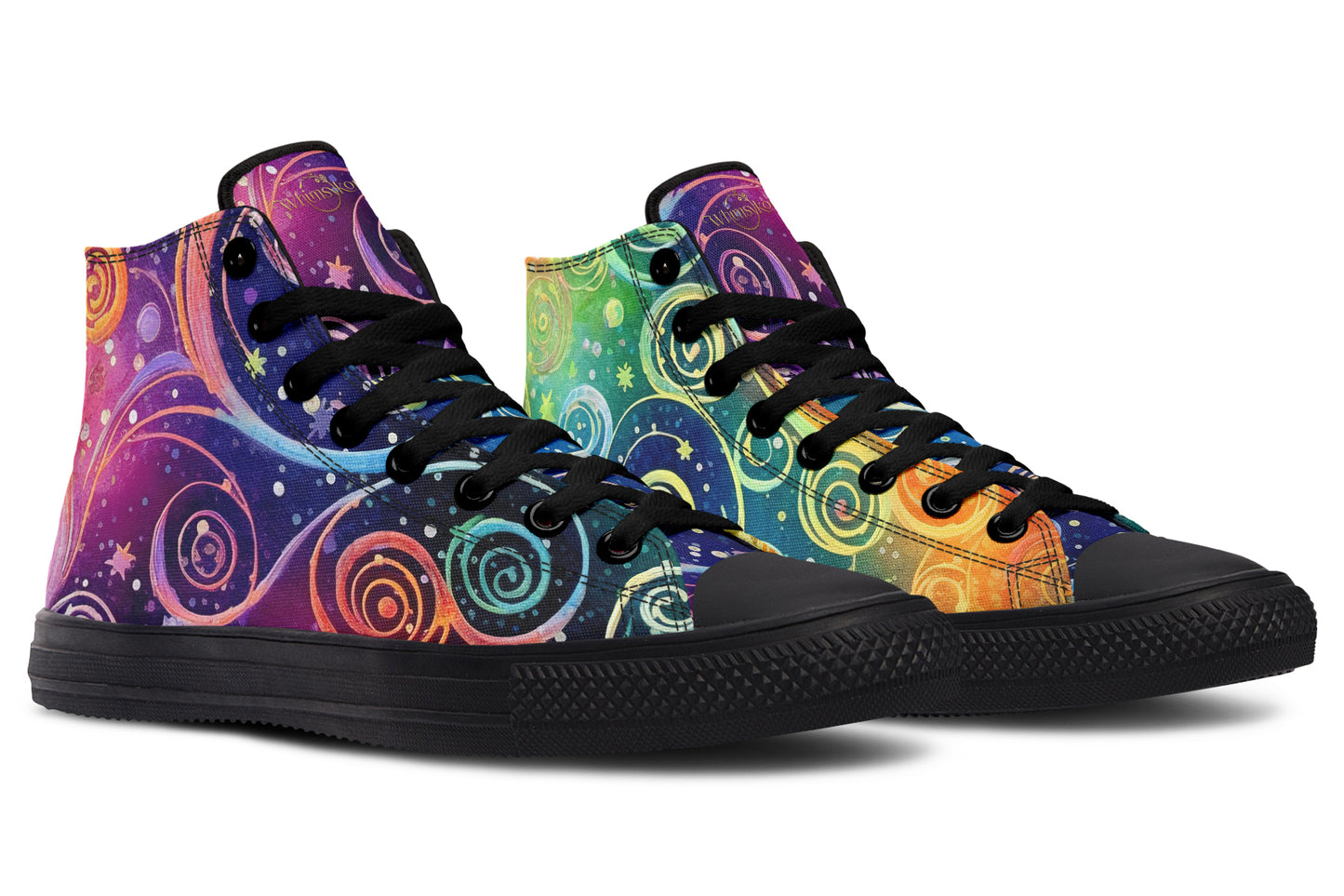 Rainbow Night High Tops