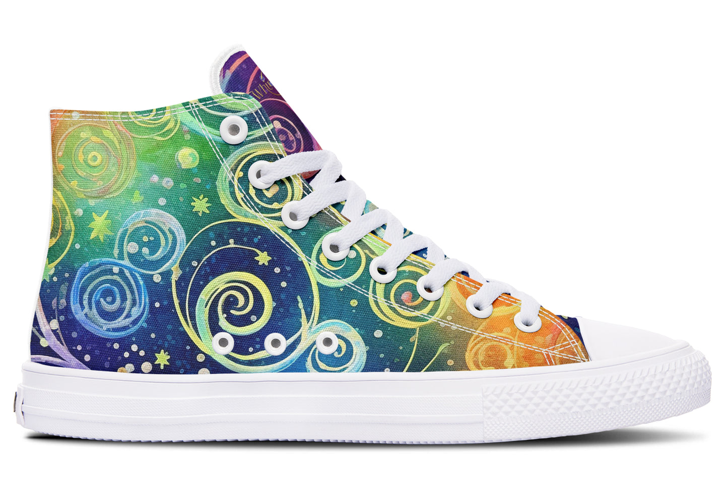 Rainbow Night High Tops