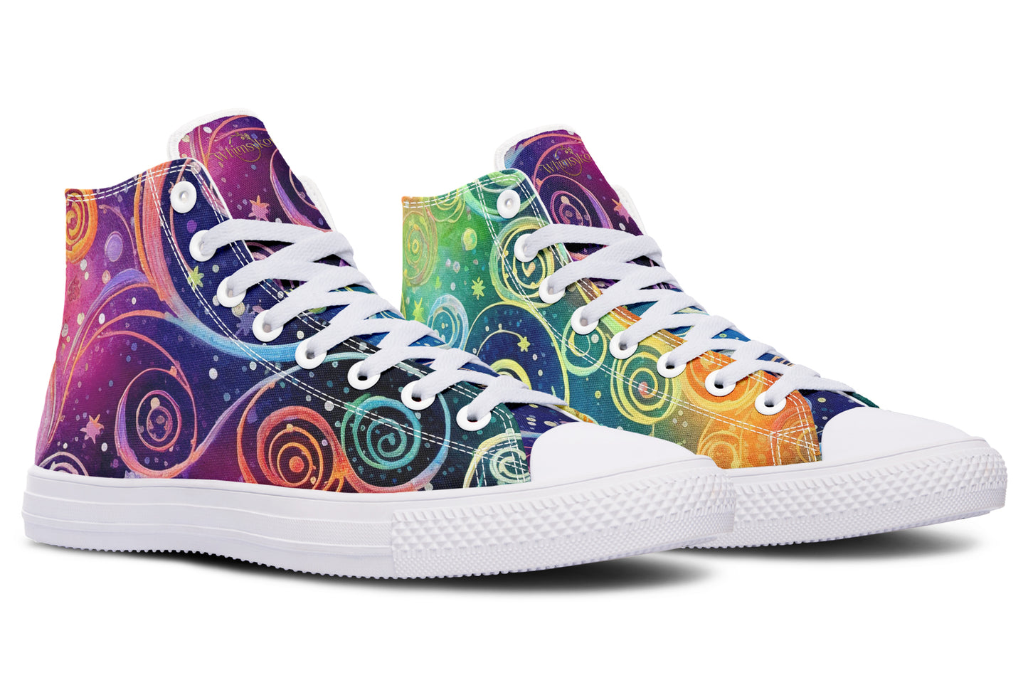 Rainbow Night High Tops