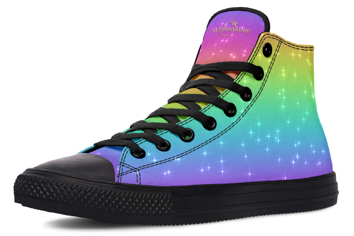 Rainbow Sparkles High Tops