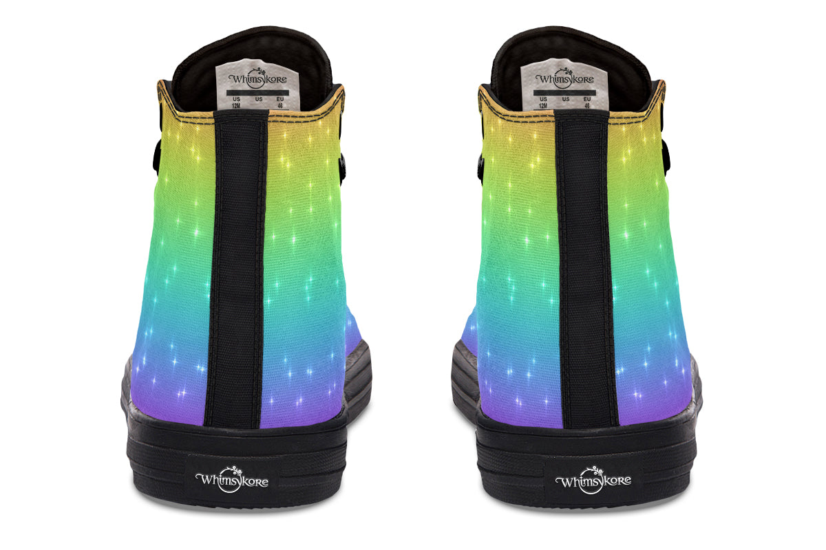 Rainbow Sparkles High Tops