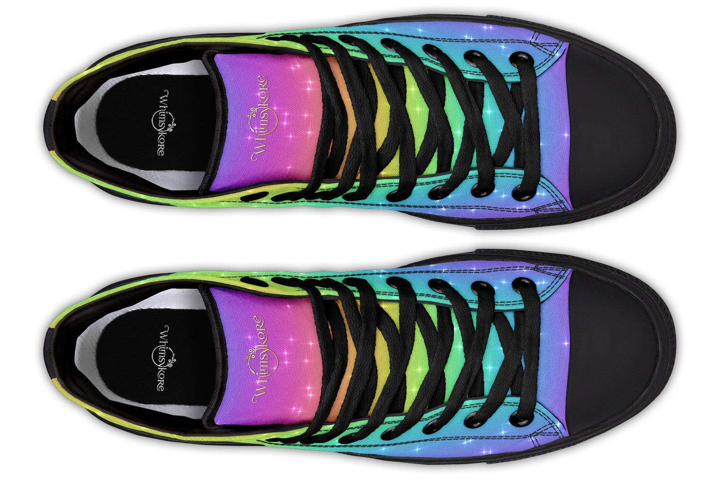Rainbow Sparkles High Tops