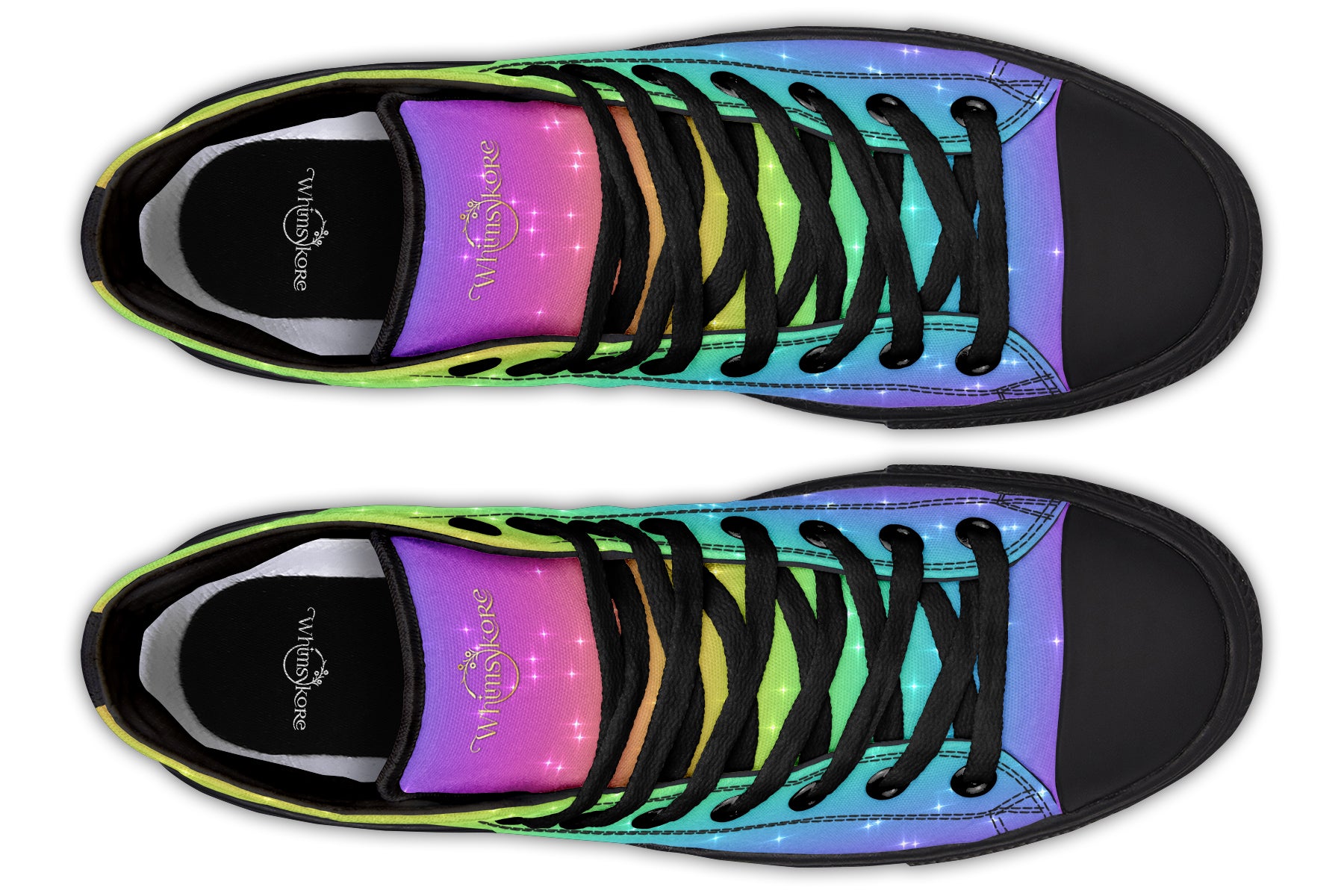 Rainbow Sparkles High Tops