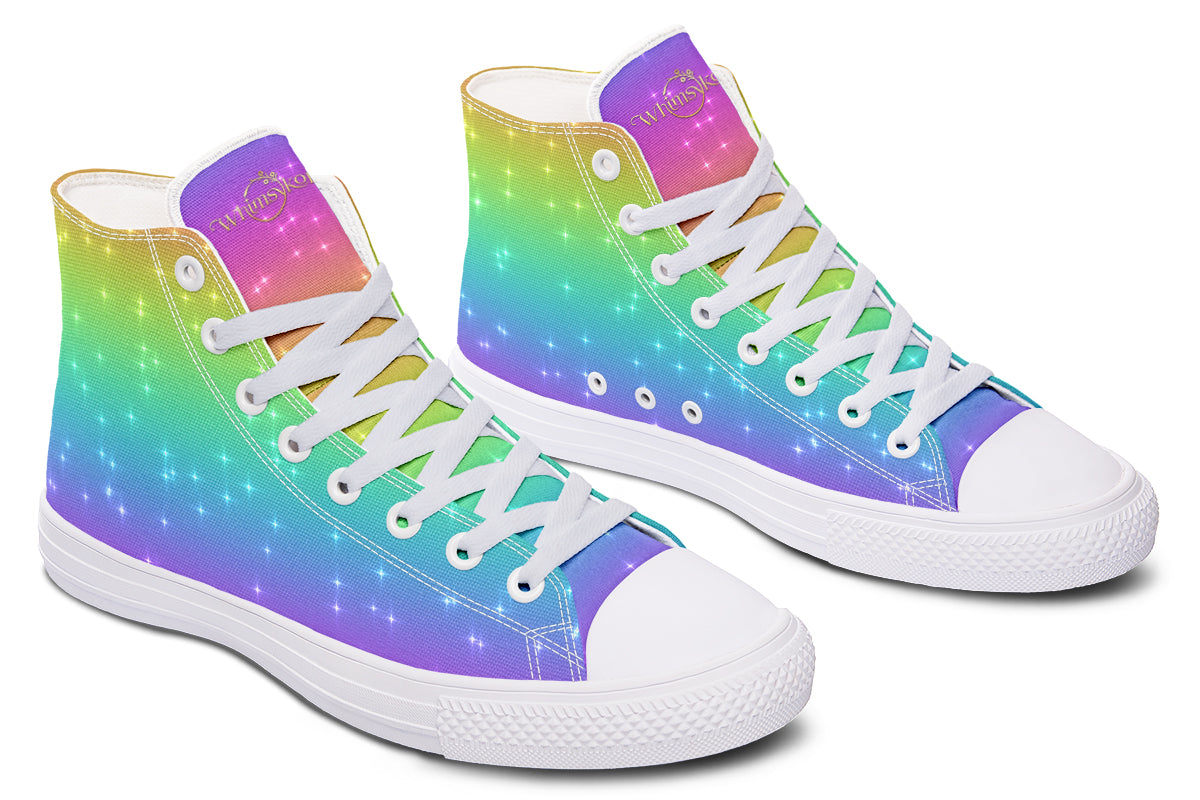 Rainbow Sparkles High Tops