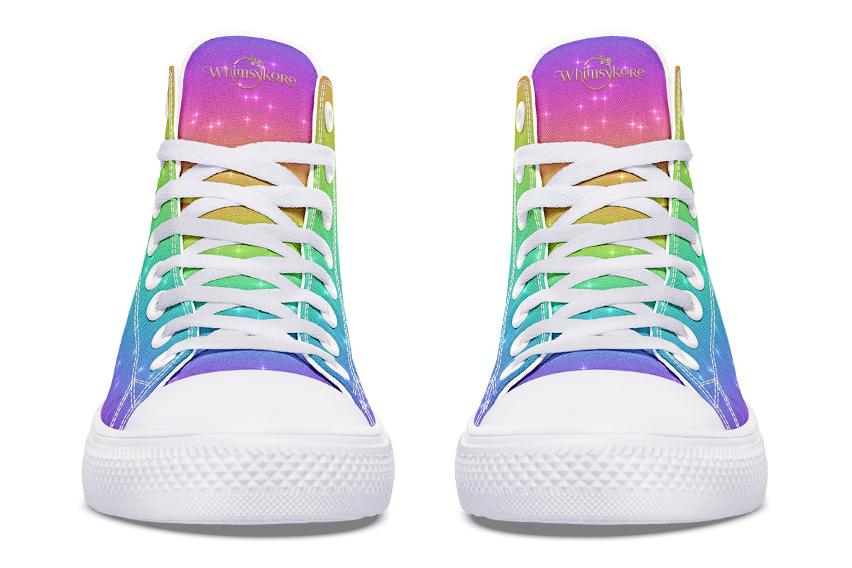 Rainbow Sparkles High Tops