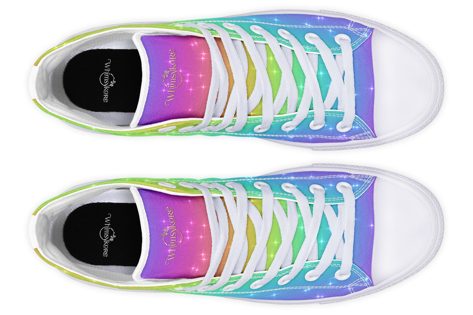 Rainbow Sparkles High Tops