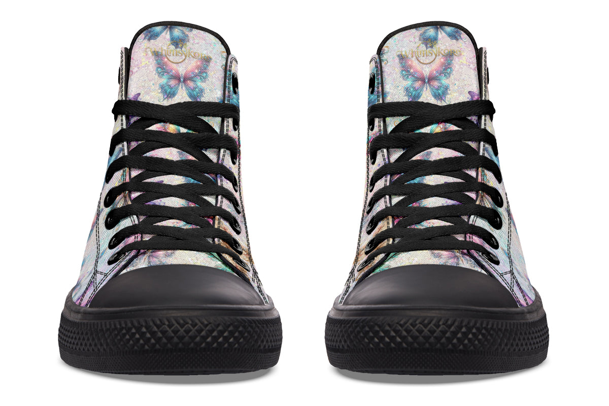 Sparkly Butterflies High Tops