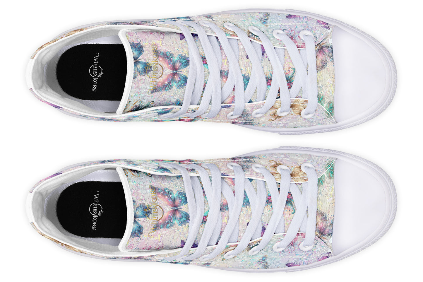 Sparkly Butterflies High Tops