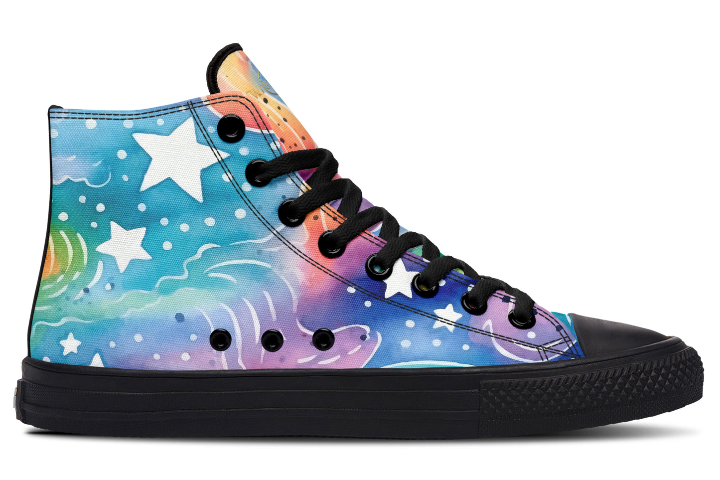 Stars And Swirls High Tops
