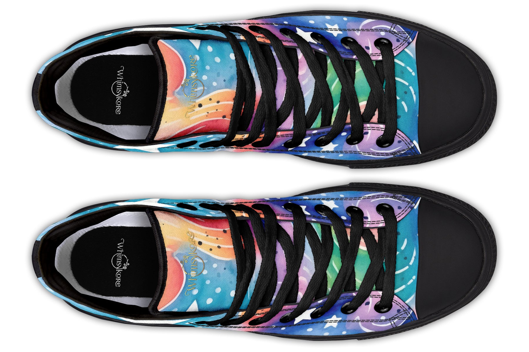Stars And Swirls High Tops