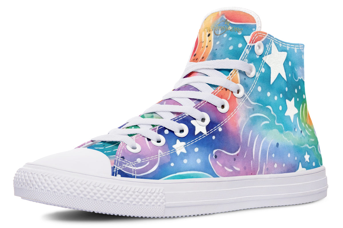 Stars And Swirls High Tops