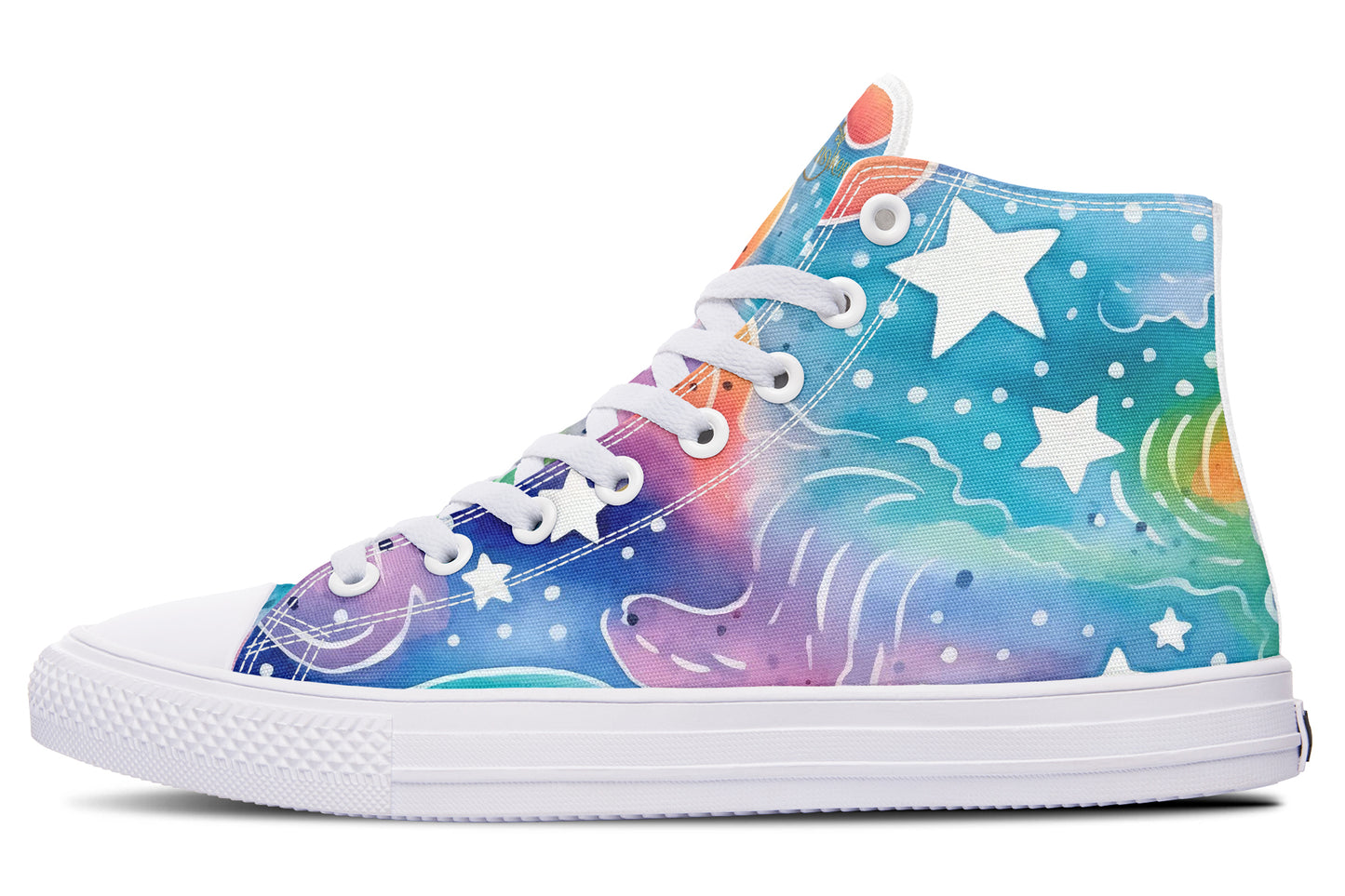 Stars And Swirls High Tops