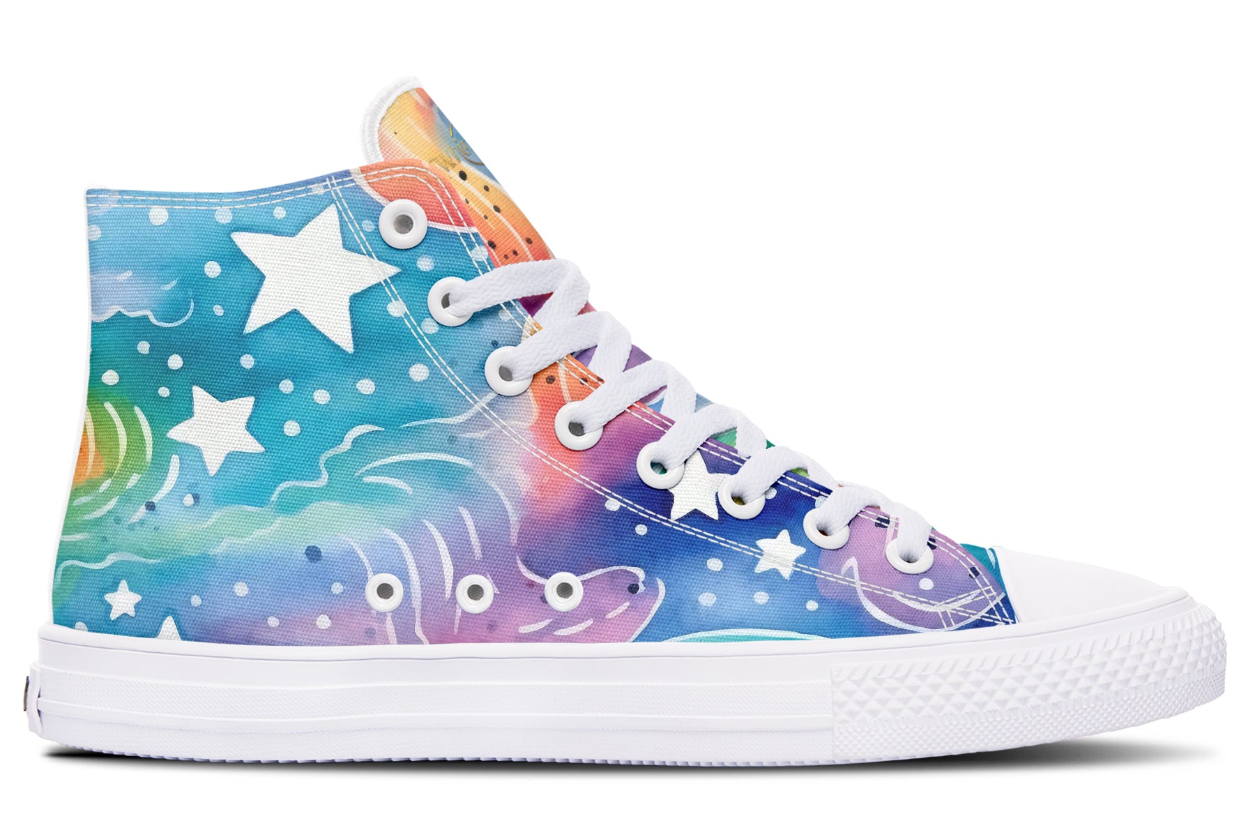 Stars And Swirls High Tops