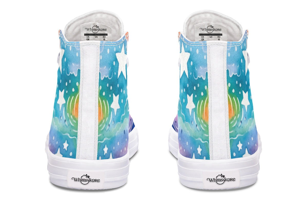 Stars And Swirls High Tops