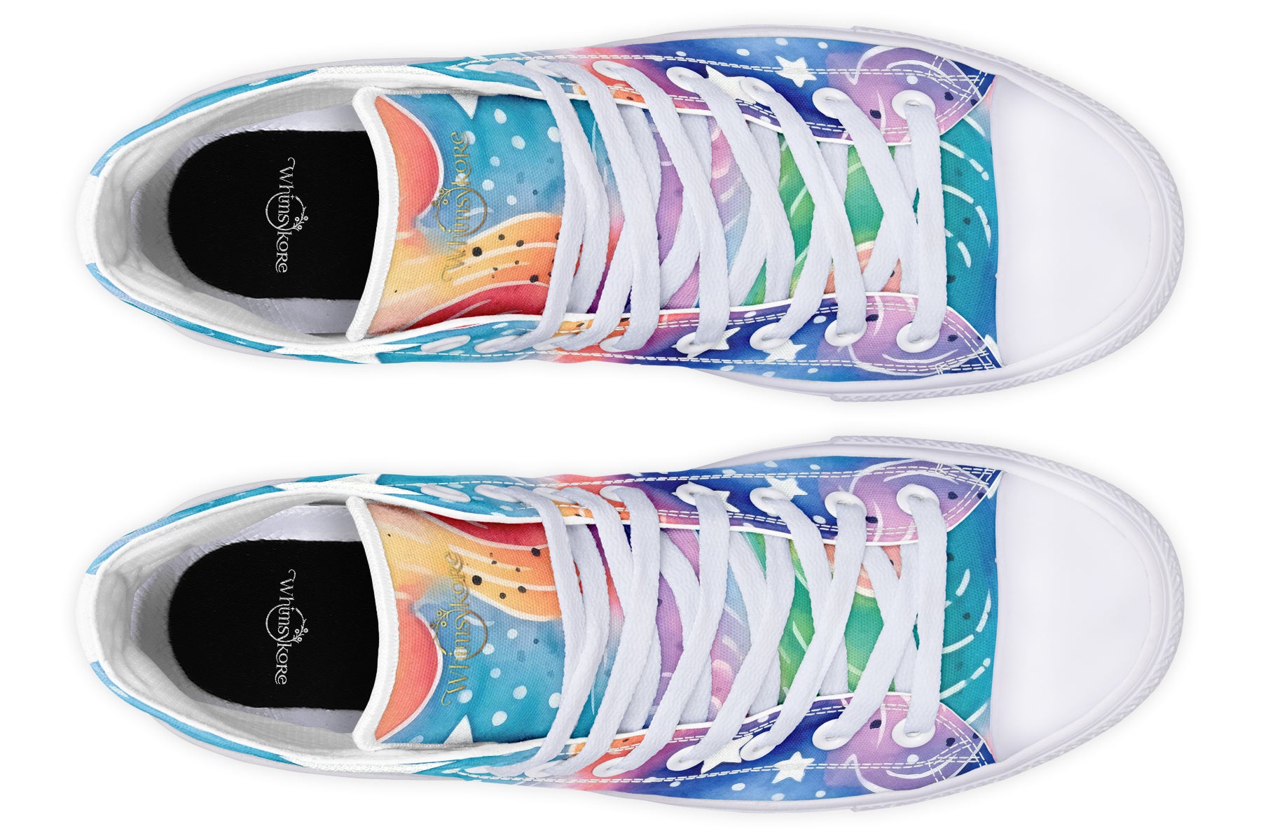 Stars And Swirls High Tops