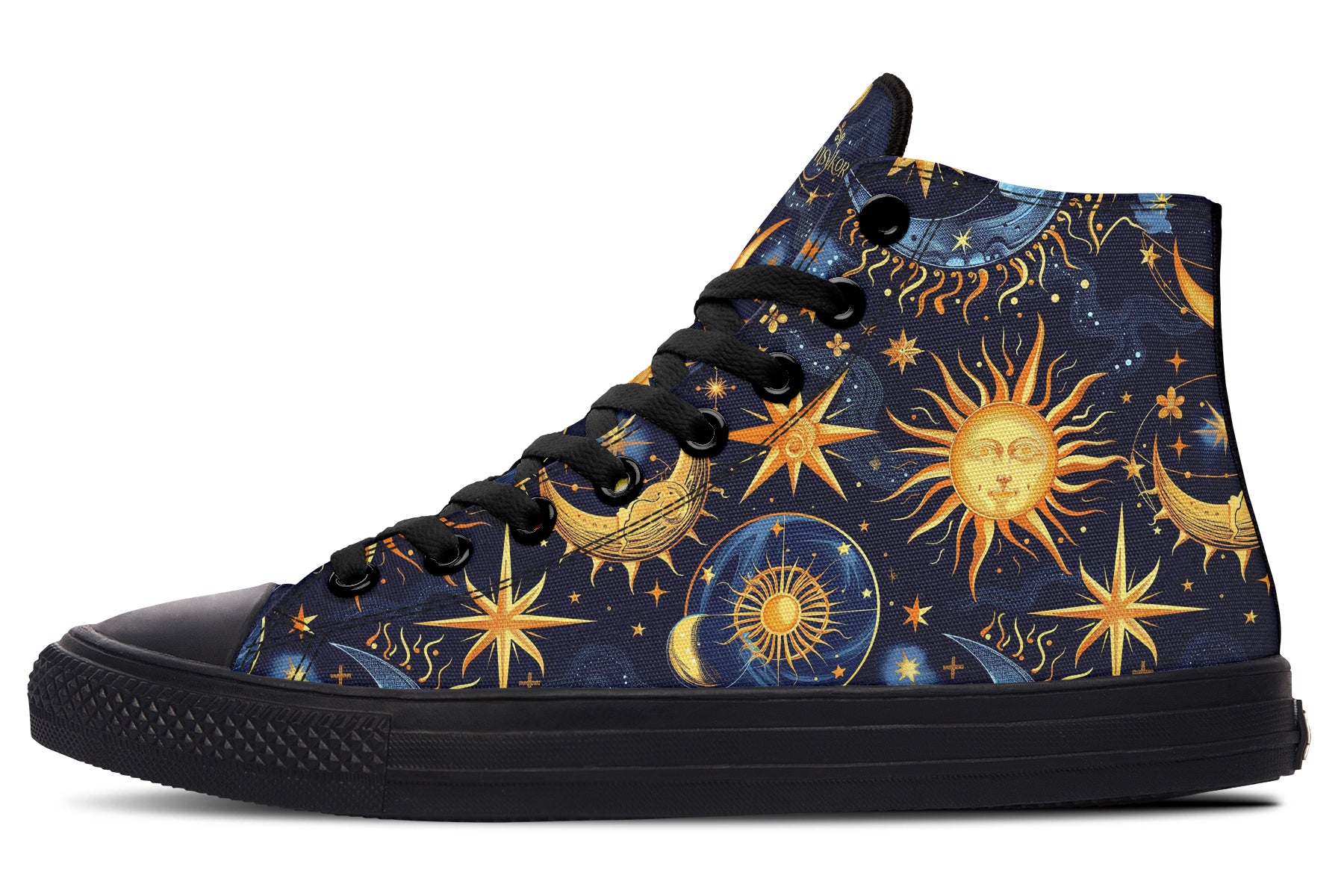 Sun Moon and Stars High Tops