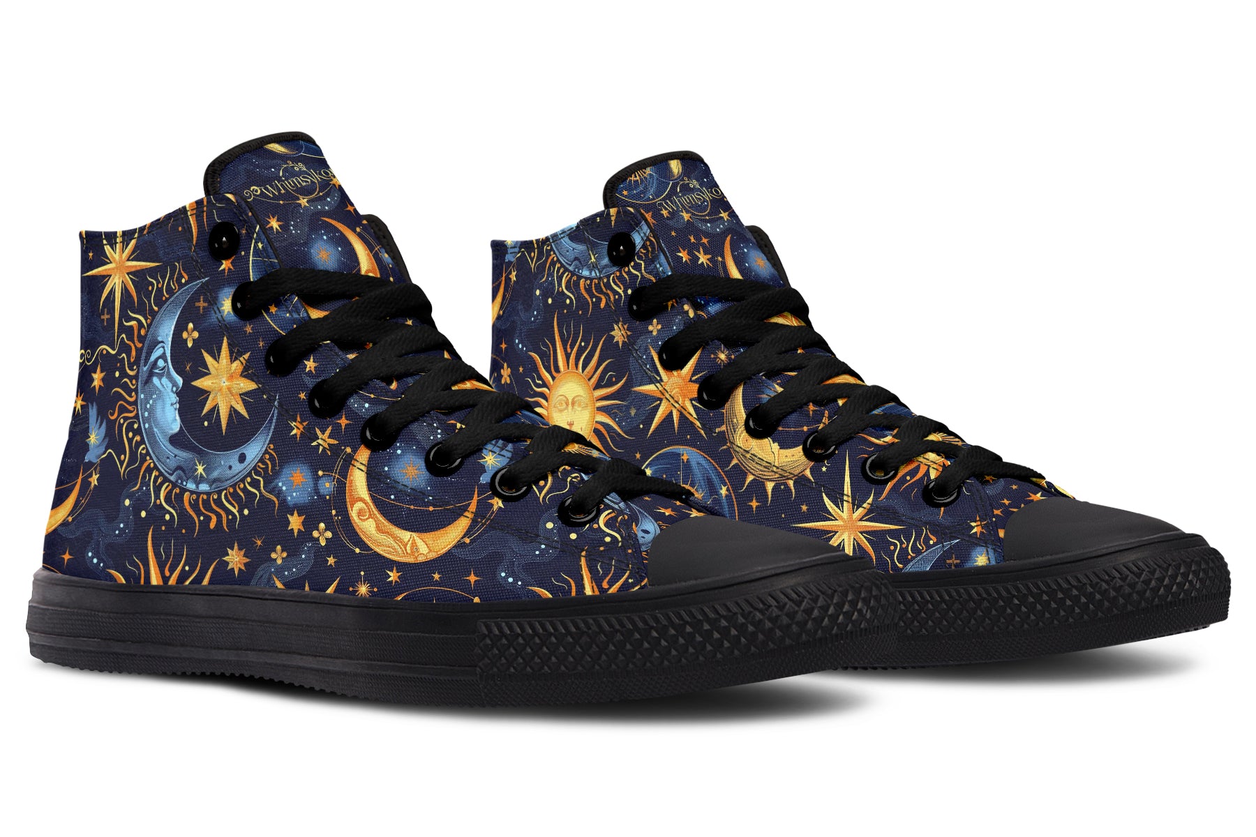 Sun Moon and Stars High Tops