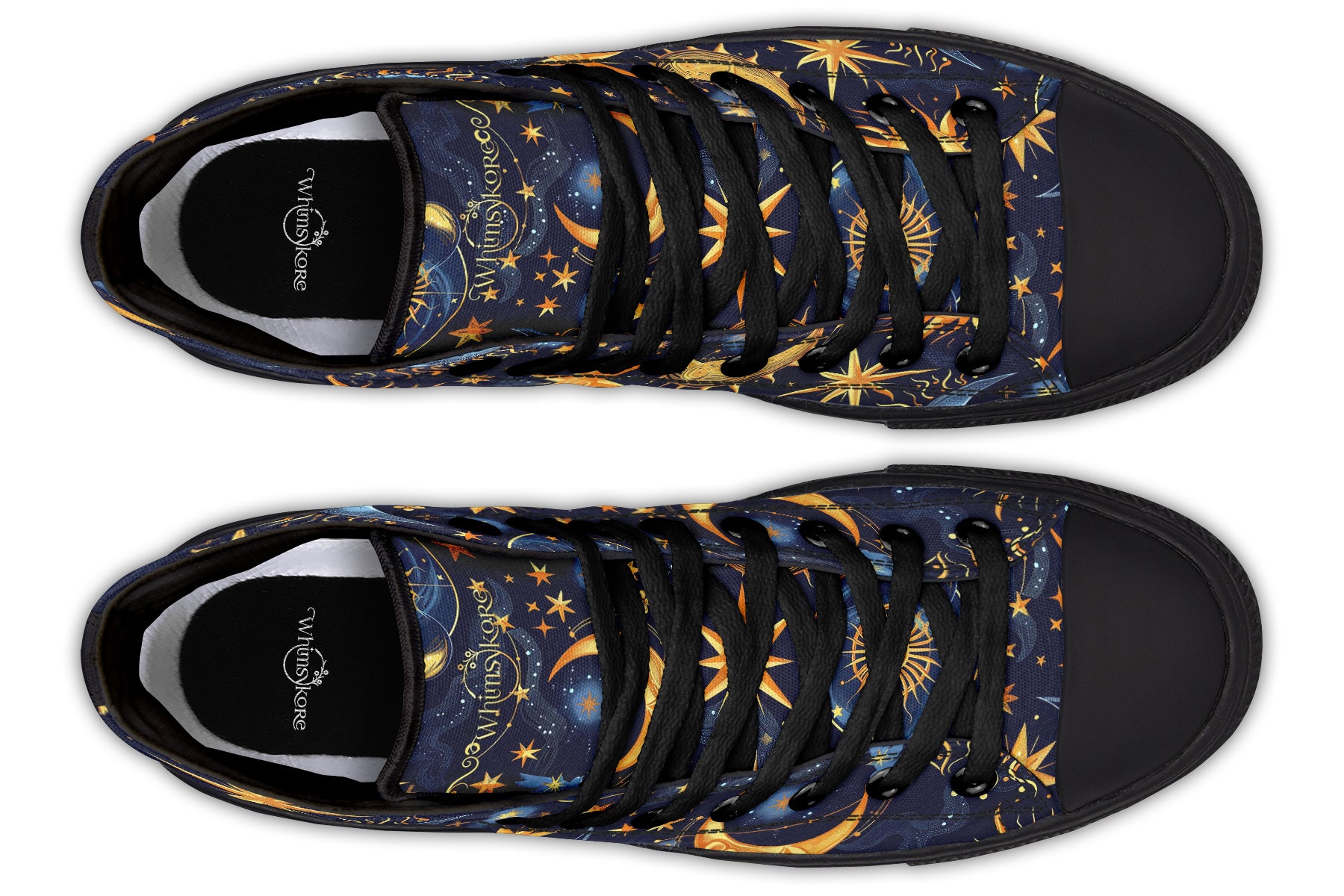 Sun Moon and Stars High Tops