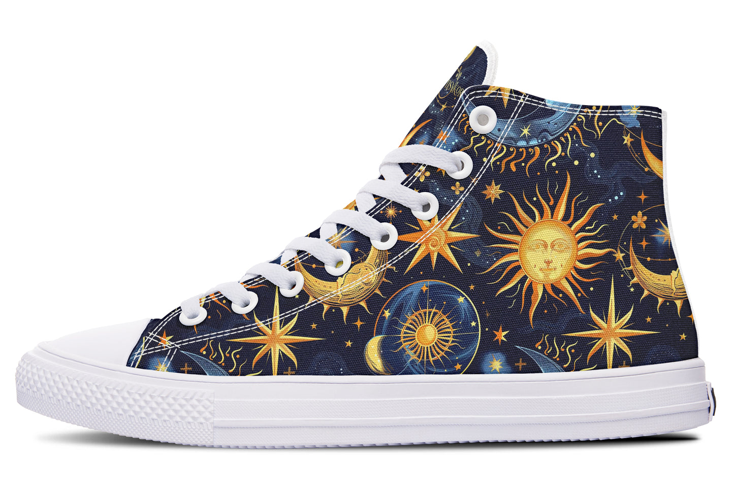 Sun Moon and Stars High Tops