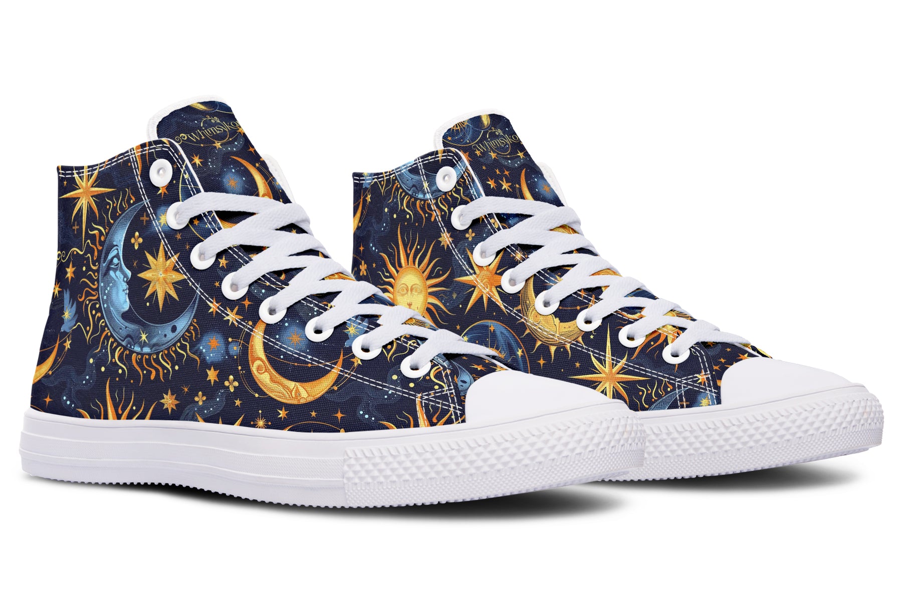Sun Moon and Stars High Tops