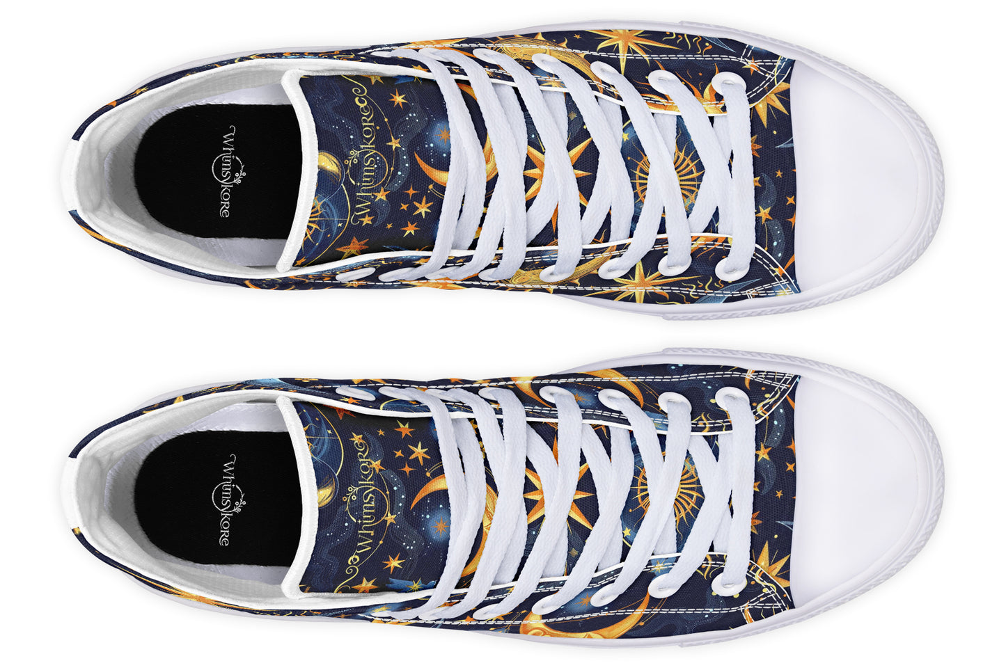 Sun Moon and Stars High Tops