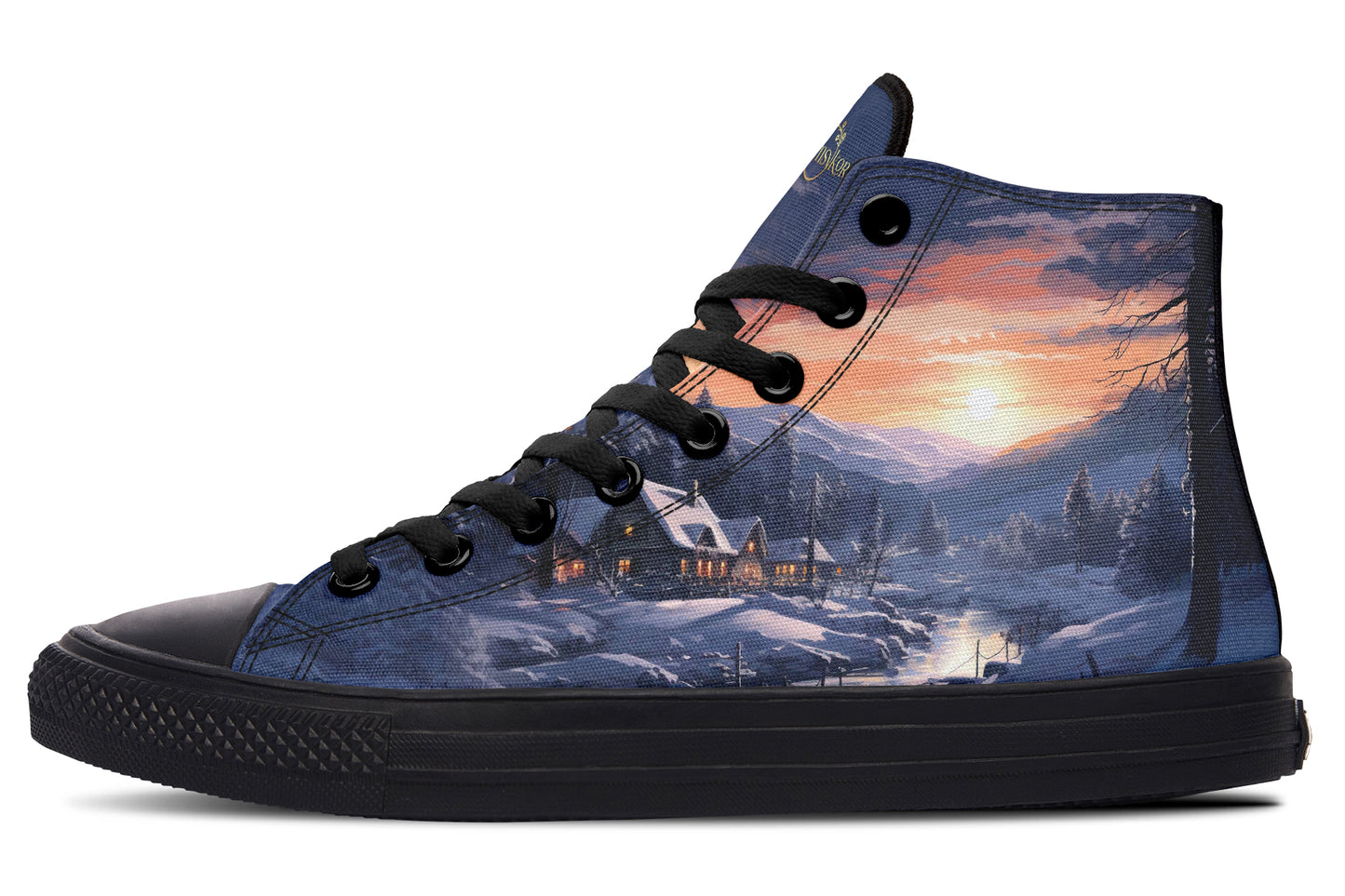 Winter Sunset High Tops