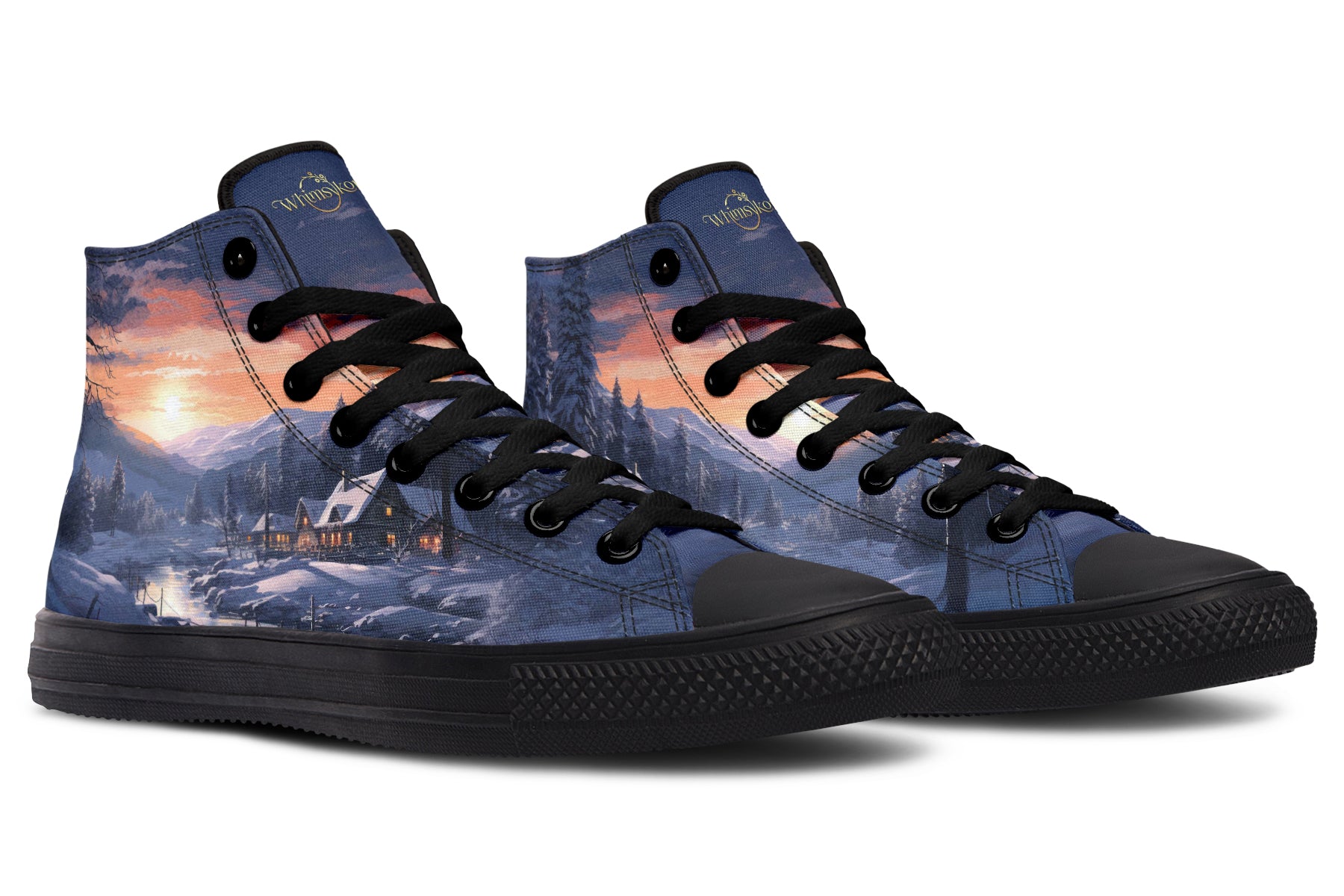 Winter Sunset High Tops