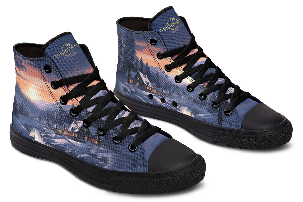 Winter Sunset High Tops