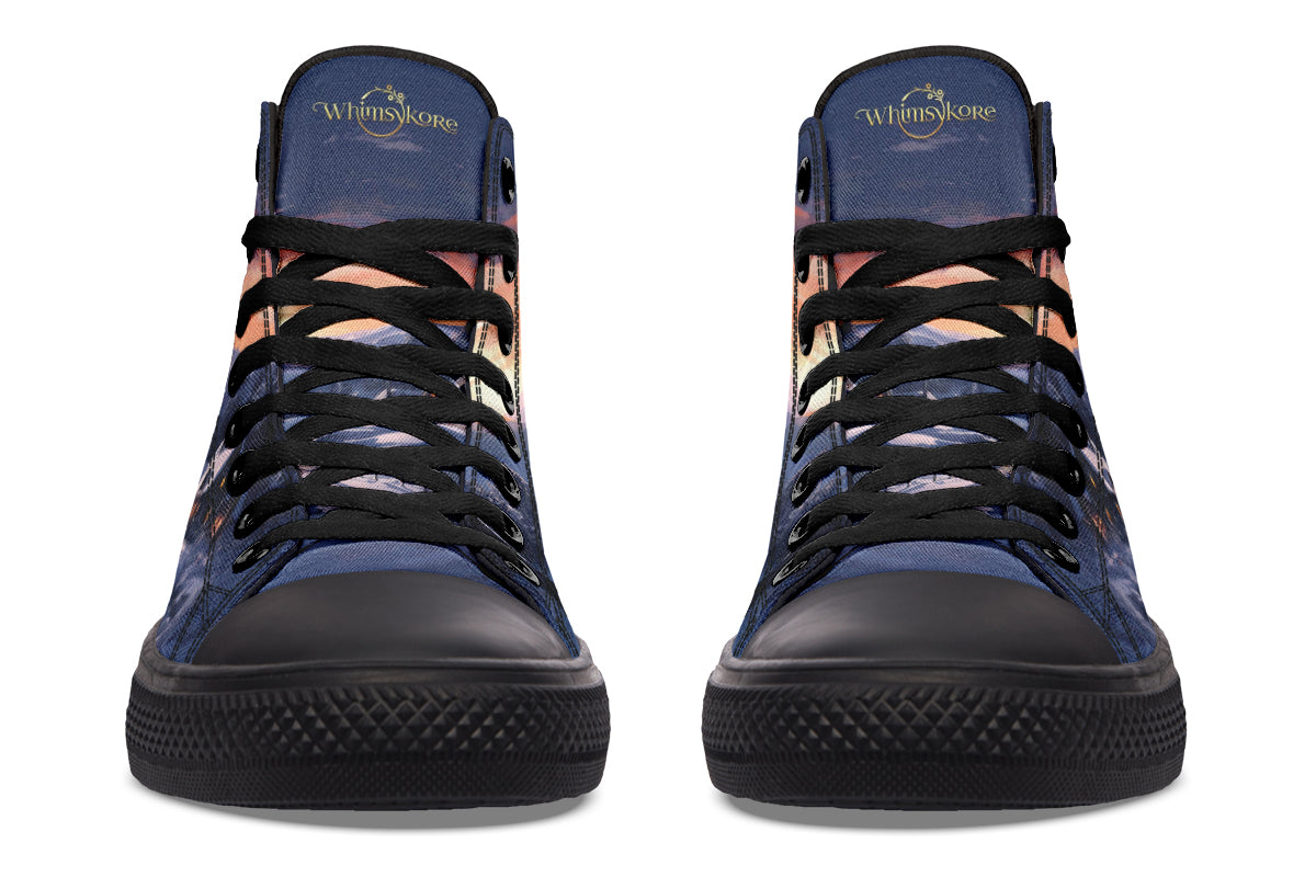 Winter Sunset High Tops