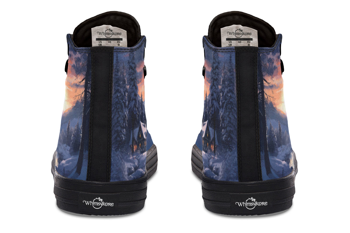 Winter Sunset High Tops