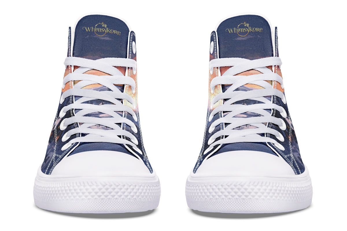 Winter Sunset High Tops