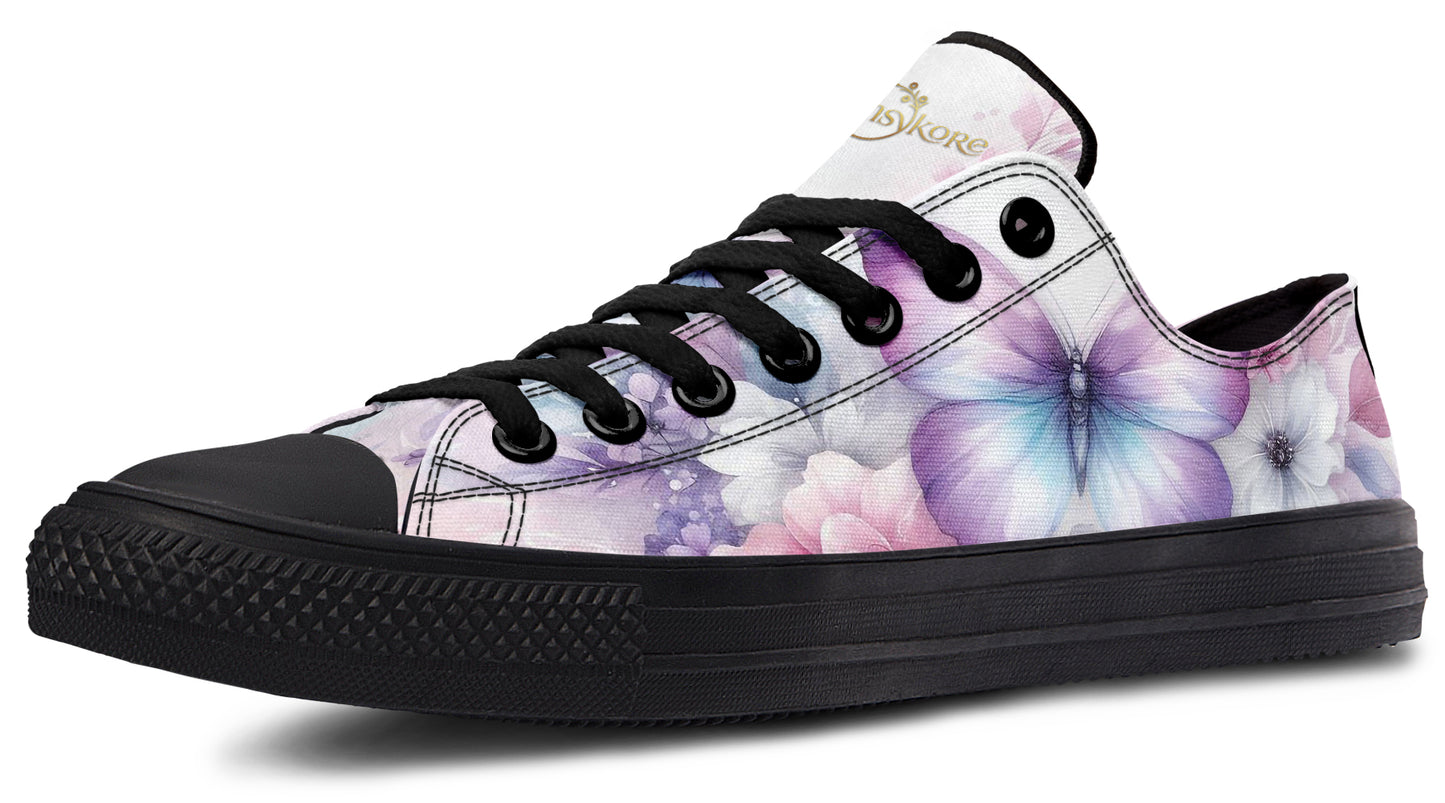 Beautiful Butterfly Low Tops