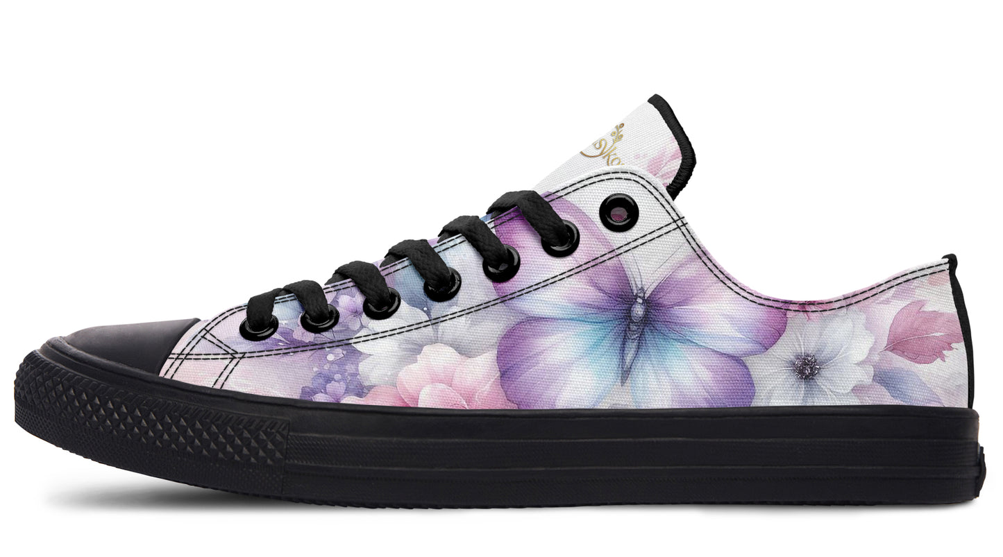 Beautiful Butterfly Low Tops