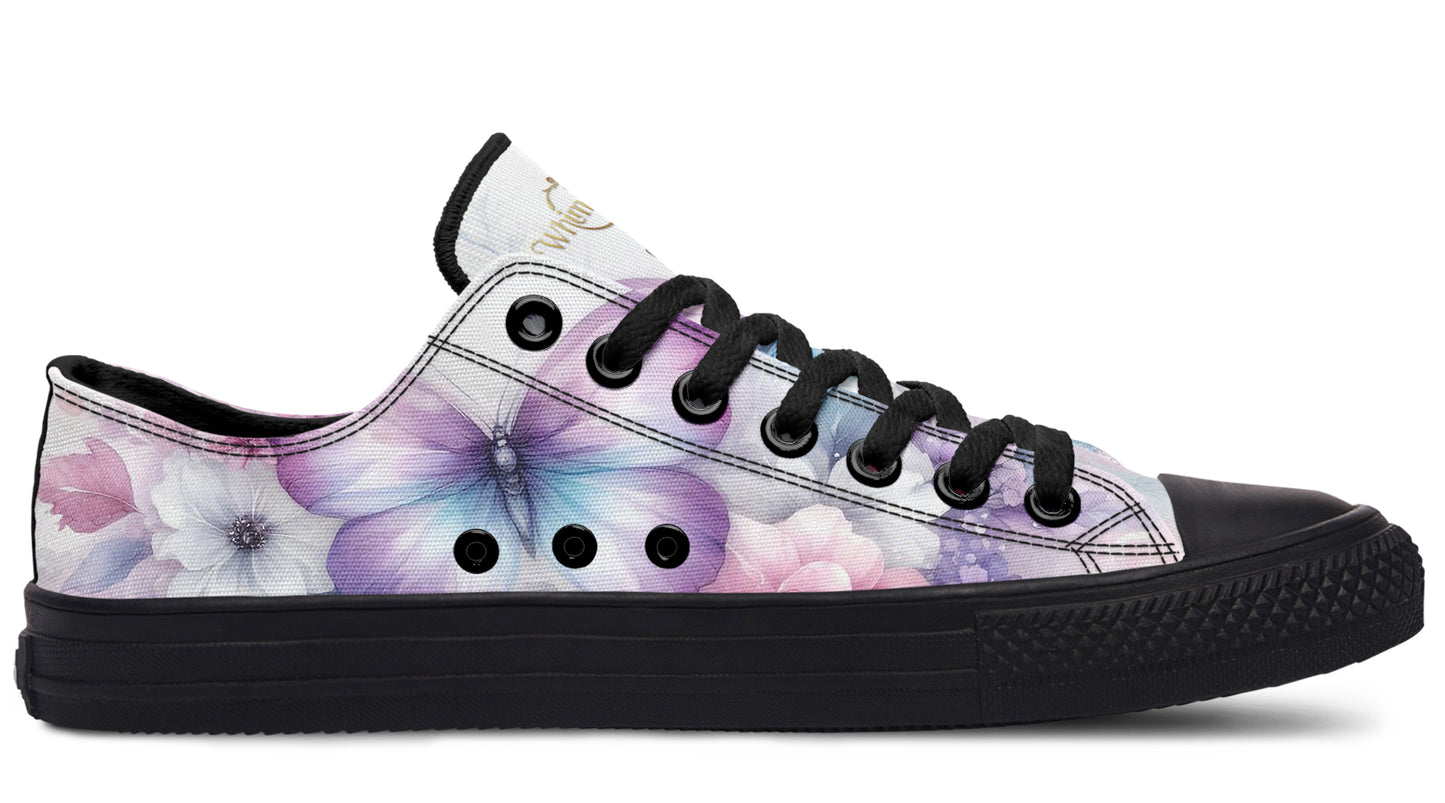 Beautiful Butterfly Low Tops