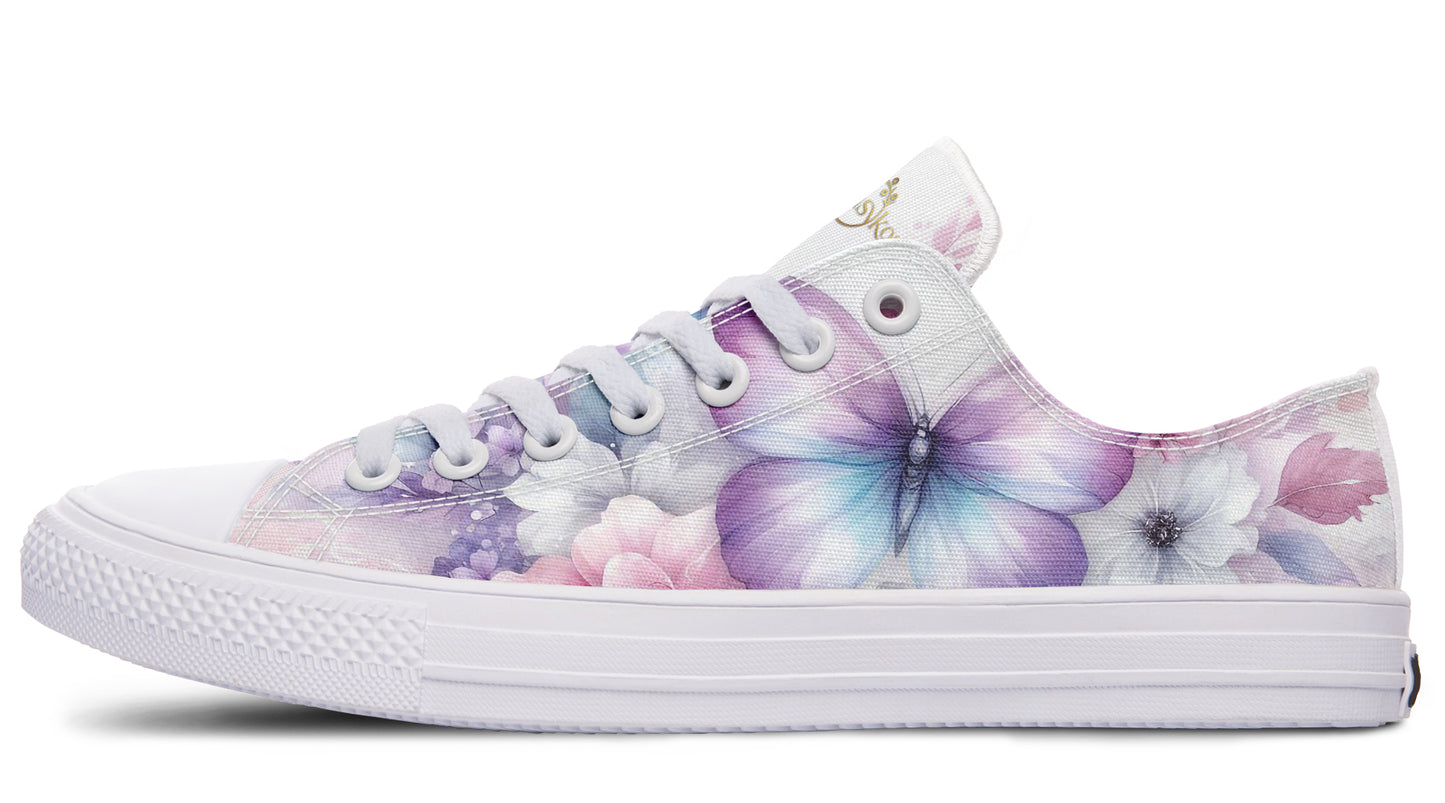 Beautiful Butterfly Low Tops