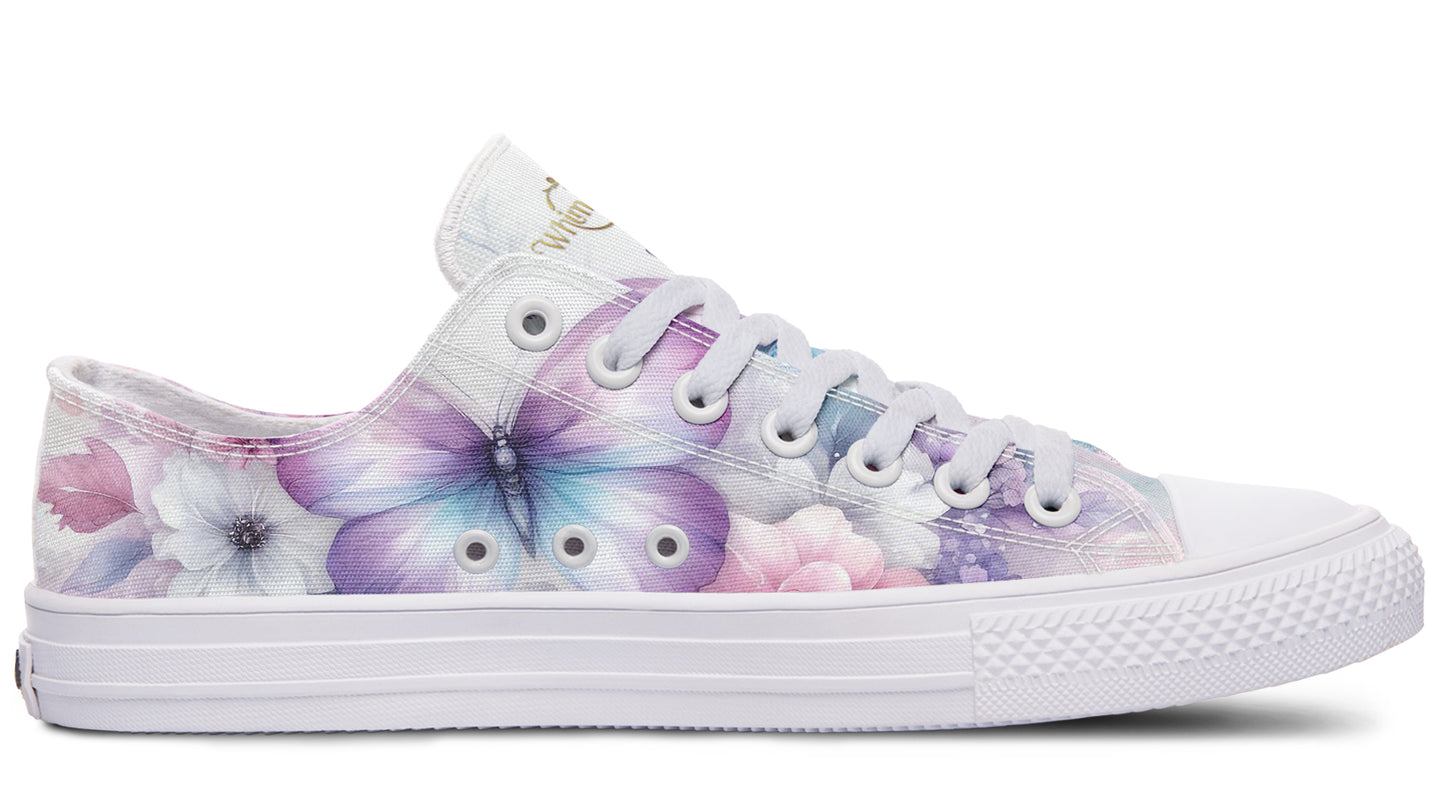 Beautiful Butterfly Low Tops