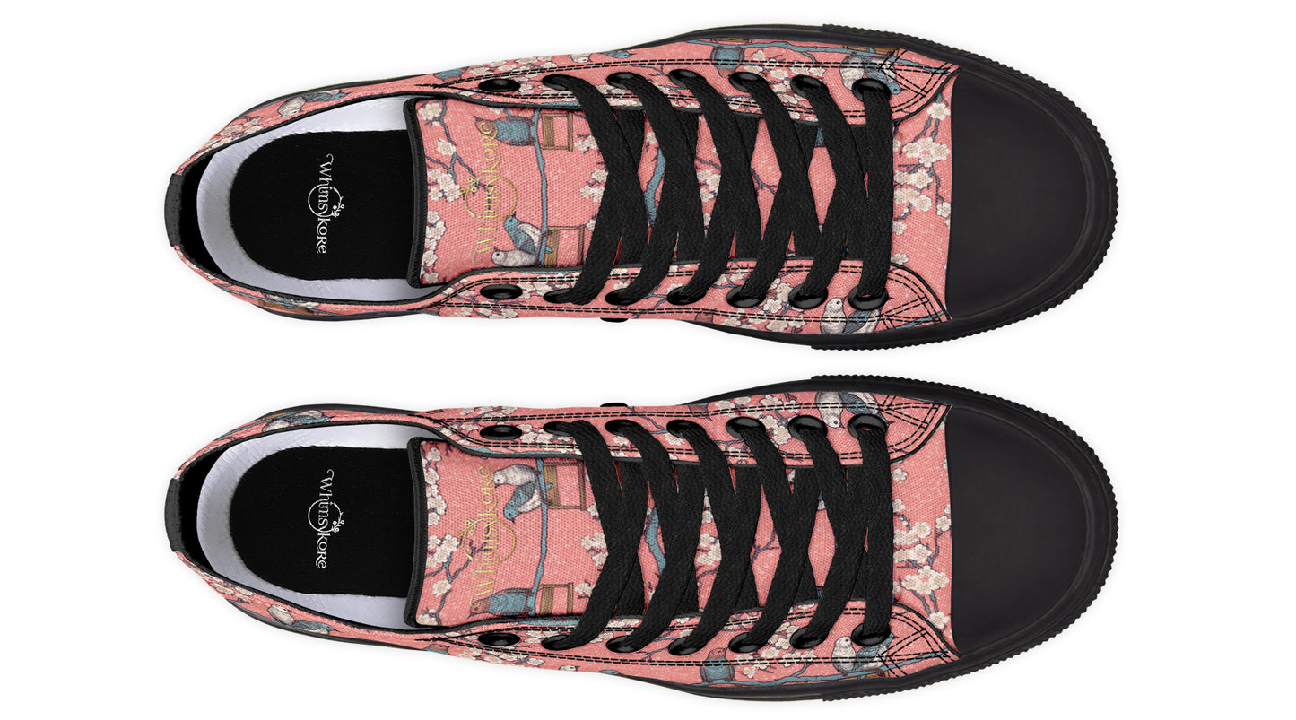 Birds And Blossoms Low Tops