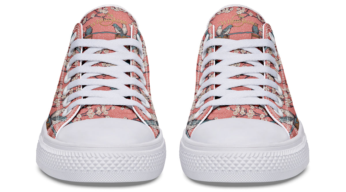 Birds And Blossoms Low Tops